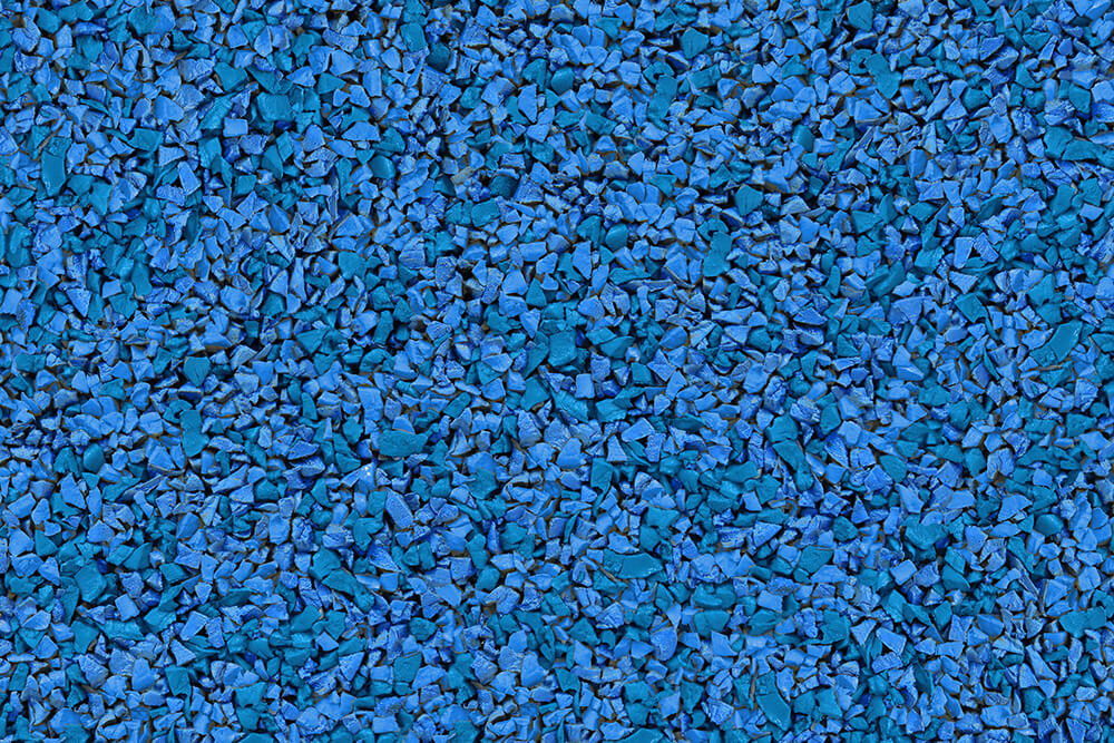 2. Blue Decorative Rubber Stone | AZ Rubber Stone
