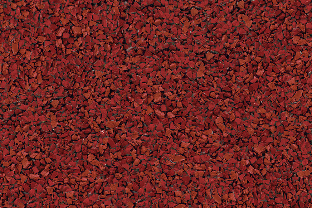 Red Decorative Rubber Stone | AZ Rubber Stone
